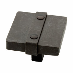 Avante 65177WI 1 1/2" Iron Craft Square Cabinet Drawer Knob Pull Wrought Iron Avante 65177WI 1 1/2" Iron Craft Square Cabinet Drawer Knob Pull Wrought Iron