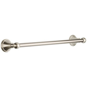 Delta 138029 Crestfield Bath 18" Towel Bar Satin Nickel Finish Delta 138029 Crestfield Bath 18" Towel Bar Satin Nickel Finish