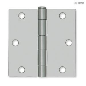 B1230 3" Square Corner Door Loose Pin HInge Zinc
