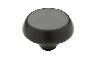 085-03-2940 1 1/2" Flat Black Finn Cabinet Drawer Knob 10 Pack 085-03-2940 1 1/2" Flat Black Finn Cabinet Drawer Knob 10 Pack