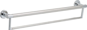 Delta 41519 24" Contemporary Decorative Towel & Assist Bar Chrome Delta 41519 24" Contemporary Decorative Towel & Assist Bar Chrome