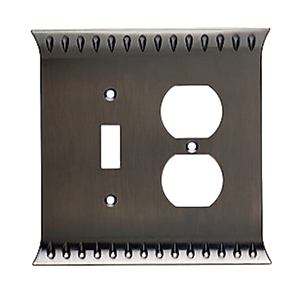 Brainerd W30335-904 Wadsworth Switch / Duplex Cover Plate Heirloom Silver Brainerd W30335-904 Wadsworth Switch / Duplex Cover Plate Heirloom Silver