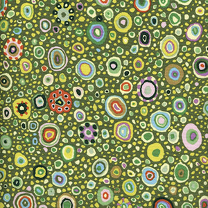 Kaffe Fassett GP01 Roman Glass Leafy Cotton Fabric By The Yard