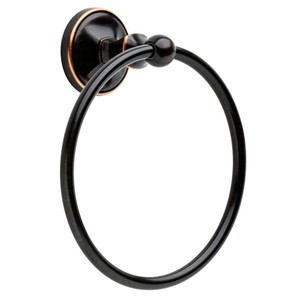 PTM46-VCR Portman Towel Ring Bath Accessories Venetian Bronze Finish PTM46-VCR Portman Towel Ring Bath Accessories Venetian Bronze Finish
