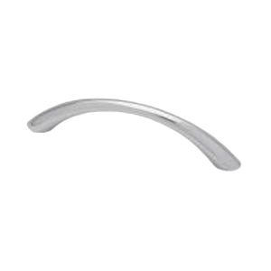 P0270AV-CHR 3 3/4" Chrome Tapered Bow Drawer Knob Pull P0270AV-CHR 3 3/4" Chrome Tapered Bow Drawer Knob Pull