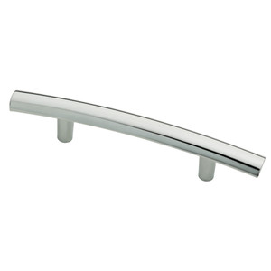 P24425W-PC 3"Chrome Caroline Arched Cabinet Drawer Pull P24425W-PC 3"Chrome Caroline Arched Cabinet Drawer Pull