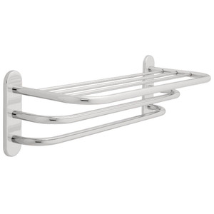 2789PC 24" Towel Shelf w/ 2 Bars Concealed Mount Polished Chrome 2789PC 24" Towel Shelf w/ 2 Bars Concealed Mount Polished Chrome