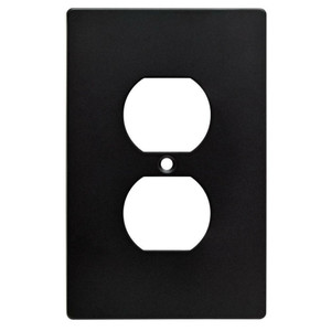W32732-FB Subway Tile Single Duplex Outlet Cover Plate