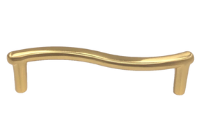 P83506V-SG 3 3/4" Fusilli Satin Gold Cabinet Drawer Pull P83506V-SG 3 3/4" Fusilli Satin Gold Cabinet Drawer Pull