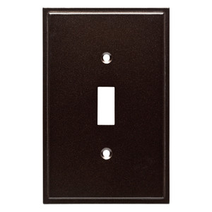 Simple Step W35310-CO Cocoa Bronze Single Switch Cover Plate Simple Step W35310-CO Cocoa Bronze Single Switch Cover Plate