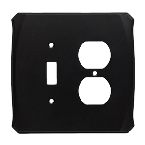 Brainerd Serene W34476-FB Flat Black Switch / Duplex Cover Plate Brainerd Serene W34476-FB Flat Black Switch / Duplex Cover Plate