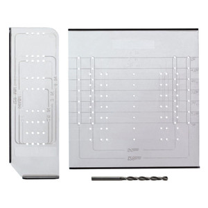 ANO251C-CL Align Right Cabinet Hardware Installation Template Set w/ Drill Bit ANO251C-CL Align Right Cabinet Hardware Installation Template Set w/ Drill Bit