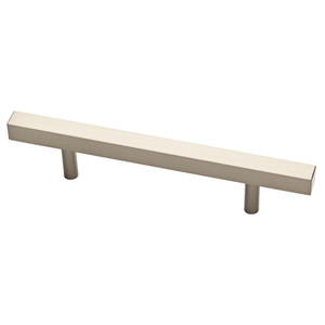 Liberty P37280C-SN Satin NIckel 3 3/4" Square Bar Knob Cabinet Drawer Pull Liberty P37280C-SN Satin NIckel 3 3/4" Square Bar Knob Cabinet Drawer Pull