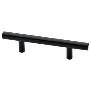 P15510C-FB  3" Flat Black Bar Cabinet & Drawer Pull P15510C-FB  3" Flat Black Bar Cabinet & Drawer Pull