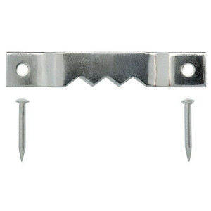 161000 Pack of Small Sawtooth Picture Hangers Chrome Pack of 6