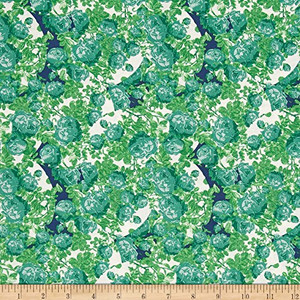 Tina Givens PWTG185 Rosewater Topiary Green Cotton Fabric By Yd Tina Givens PWTG185 Rosewater Topiary Green Cotton Fabric By Yd
