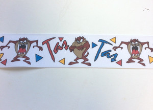Taz Tasmanian Devil Looney Tunes Grosgrain Ribbon 10 Yards 1 1/2" Wide