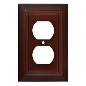 Franklin Brass W35242-ESO Espresso Architect Single Duplex Cover