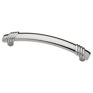 P84300C-PC 3 3/4" Polished Chrome Contempo II Knuckle Design Drawer Pull P84300C-PC 3 3/4" Polished Chrome Contempo II Knuckle Design Drawer Pull