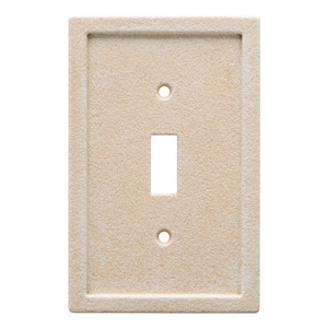 Franklin Brass W30351-346 Tile Single Switch Cover Plate Light Sand Finish