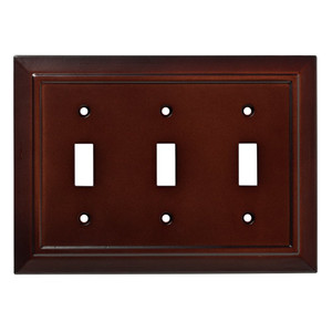 Franklin Brass W35249-ESO Architect Espresso Triple Switch Wall Cover Plate Franklin Brass W35249-ESO Architect Espresso Triple Switch Wall Cover Plate