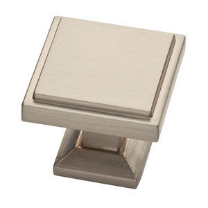 Liberty P37502C-SN 1" Satin Nickel Classic Square Cabinet Drawer Knob Liberty P37502C-SN 1" Satin Nickel Classic Square Cabinet Drawer Knob