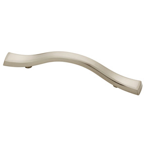 Brainerd P32529-SN Satin Nickel 3" Beveled Curve Cabinet Drawer Pull Brainerd P32529-SN Satin Nickel 3" Beveled Curve Cabinet Drawer Pull