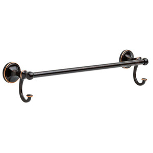 Delta PTM18-VCR Portman Bath 18" Towel Bar Bronze w/ Copper Highlights Delta PTM18-VCR Portman Bath 18" Towel Bar Bronze w/ Copper Highlights