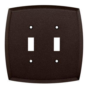 Liberty W35603-CO Mandara Coco Bronze Double Switch Cover Plate Liberty W35603-CO Mandara Coco Bronze Double Switch Cover Plate