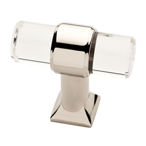Liberty P37298C-PN 1 1/2" Cabinet & Drawer Knob Polished Nickel / Clear Acrylic Liberty P37298C-PN 1 1/2" Cabinet & Drawer Knob Polished Nickel / Clear Acrylic