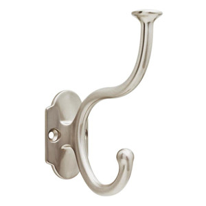 Liberty B37312J-SN Satin Nickel Curved Arch Garment, Coat, Hat, Robe Hook Liberty B37312J-SN Satin Nickel Curved Arch Garment, Coat, Hat, Robe Hook