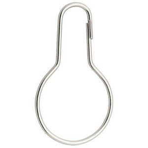 Liberty 127819  Shower Curtain Hook Pins Nickel Plated Pack of 12