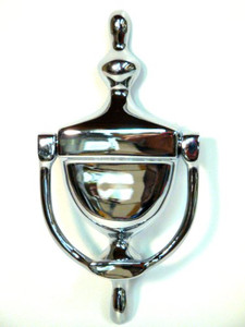 Brainerd B32363D-CHR Chrome Ornate Door Knocker 6 1/16" x 3 1/16" Brainerd B32363D-CHR Chrome Ornate Door Knocker 6 1/16" x 3 1/16"