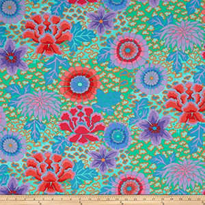 Kaffe Fassett PWGP148 Dream Aqua Cotton Quilting Fabric By The Yard Kaffe Fassett PWGP148 Dream Aqua Cotton Quilting Fabric By The Yard