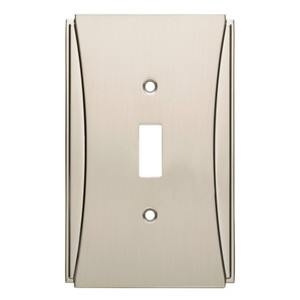W32771SN Upton Satin Nickel Single Switch Cover Plate W32771SN Upton Satin Nickel Single Switch Cover Plate