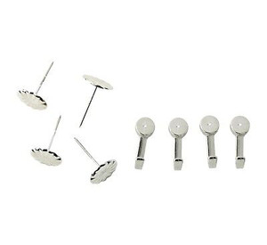 Arrow 172229 Nickel Plated Ergo Tack w/ Hook Pack of 4