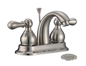 FBX Chapman 83H15-BN-A Bath 2 Handle 4" Centerset Faucet Brushed Nickel FBX Chapman 83H15-BN-A Bath 2 Handle 4" Centerset Faucet Brushed Nickel
