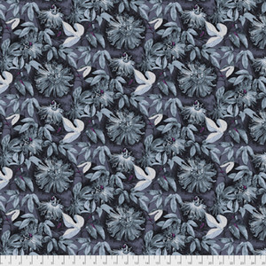 Anna Maria Horner Passion Flower PWAH133 Passiflora Silver Cotton Fabric By Yd Anna Maria Horner Passion Flower PWAH133 Passiflora Silver Cotton Fabric By Yd