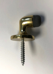 Brainerd B40550D-PL Solid Brass Floor Mount Door Stop