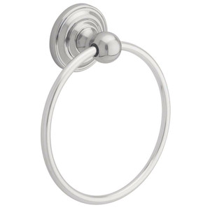 Decor Bathware 126751 Greenwich Bath Towel Ring Chrome Finish