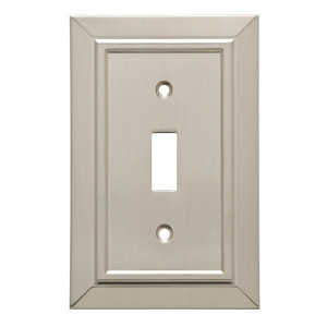 Franklin Brass W35217-SN Satin Nickel Architect Single Switch Cover Plate Franklin Brass W35217-SN Satin Nickel Architect Single Switch Cover Plate