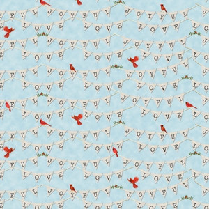 Henry Glass 1302-81 Sheltering Snowman Joyful Banner Blue Fabric By The Yard Henry Glass 1302-81 Sheltering Snowman Joyful Banner Blue Fabric By The Yard