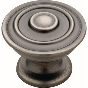 Liberty P29525-904 Hayes 1 1/4" Heirloom Silver Cabinet & Drawer Knob Liberty P29525-904 Hayes 1 1/4" Heirloom Silver Cabinet & Drawer Knob