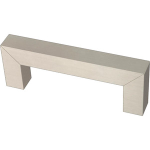 Liberty P41778C-SS Modern Square Bar Pull 3" Stainless Steel Drawer Pull 4 Pack Liberty P41778C-SS Modern Square Bar Pull 3" Stainless Steel Drawer Pull 4 Pack