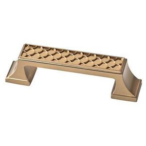 P30235C-CZ 3" Scalloped Champagne Bronze Cabinet Drawer Pull