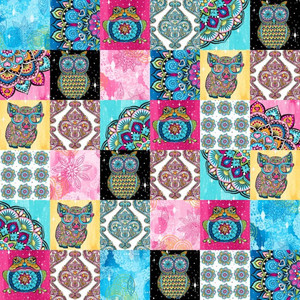 Blank Quilting 9649-22 Mandala Tango Patch Pink Cotton Fabric By The Yard Blank Quilting 9649-22 Mandala Tango Patch Pink Cotton Fabric By The Yard