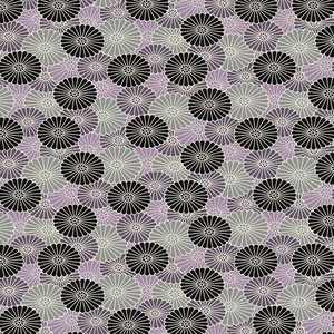 Stof Fabrics Bubble Grid Collection Flower Purple Cotton Fabric By The Yard Stof Fabrics Bubble Grid Collection Flower Purple Cotton Fabric By The Yard