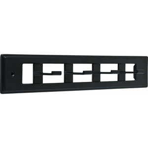 Franklin Brass R38589FB 18" Craftsman Hook Rail w/ 4 Hooks Flat Black Franklin Brass R38589FB 18" Craftsman Hook Rail w/ 4 Hooks Flat Black