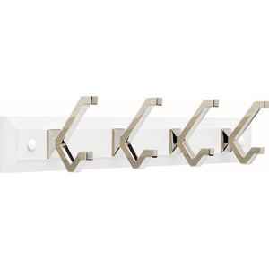 Liberty R38594-517 Modern Decorative 19" Warm Gray & Polished Nickel Hook Rack Liberty R38594-517 Modern Decorative 19" Warm Gray & Polished Nickel Hook Rack