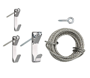 Project Basics 129705 19 Piece Light & Medium Duty Picture Hanger Kit Project Basics 129705 19 Piece Light & Medium Duty Picture Hanger Kit